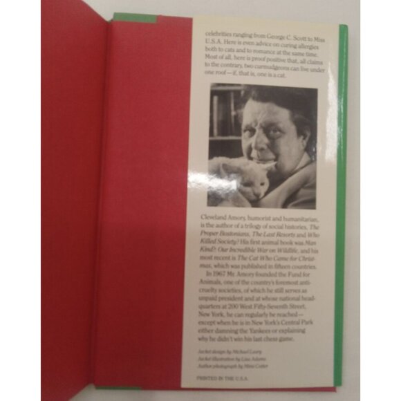 The Cat and the Curmudgeon Cleveland Amory Humor Cats Vintage Gift Book HC - Picture 7 of 12